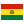 Nationalflaget til  Bolivia