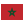 Nasjonalflagget til  Marokko